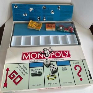 Parker Brothers Monopoly 1985 Board Game Vintage